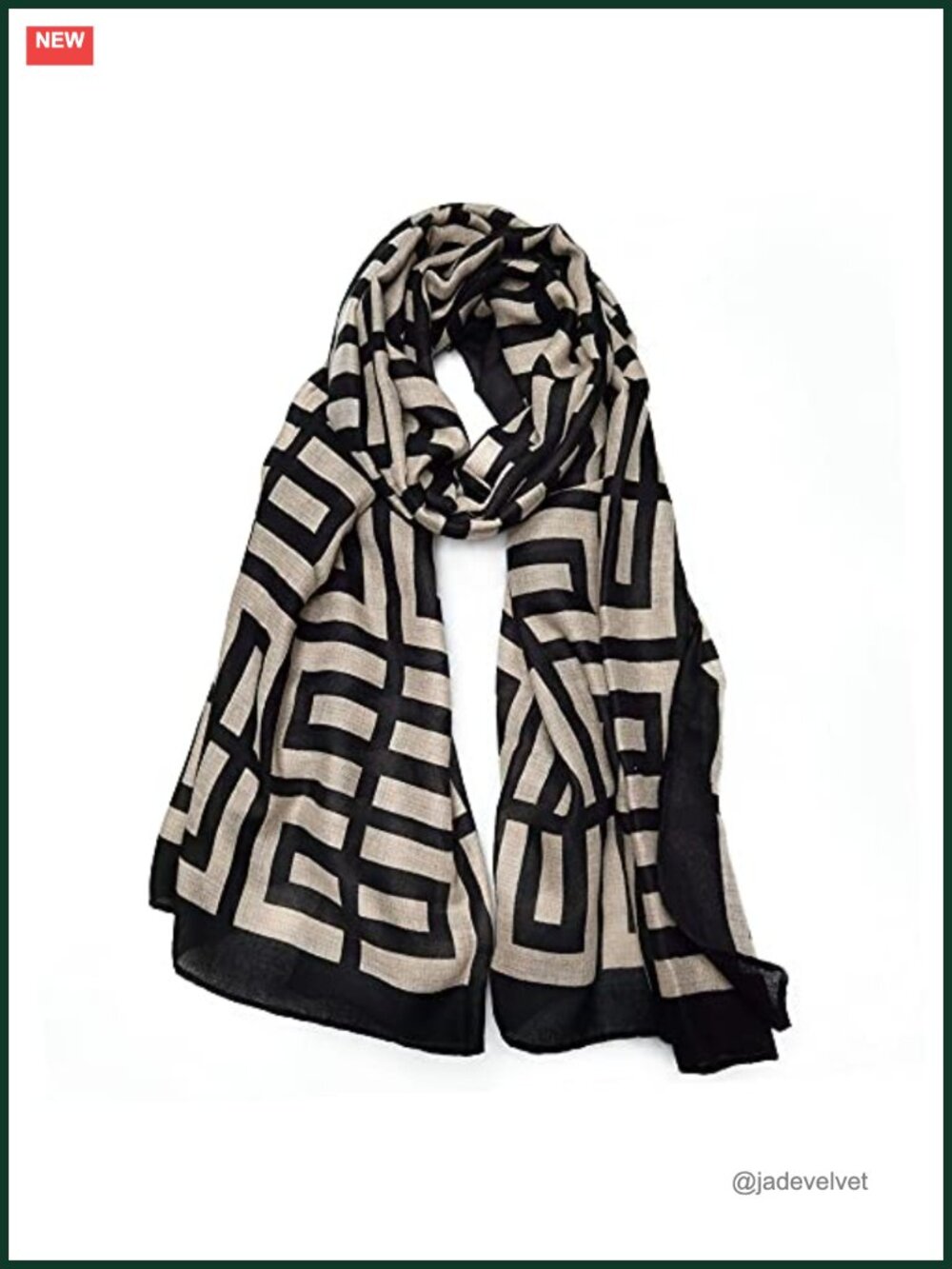 Women's Lightweight Cotton Blend Fashion Scarf